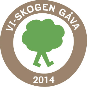 Vi-skogen webbknappar Gåva stor 2014